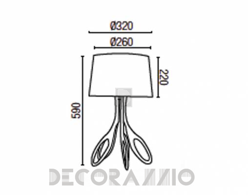 Светильник настольный (Настольная лампа) Faro 68487 - 68487