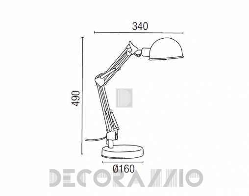Светильник настольный (Настольная лампа) Faro 51910 - 51910