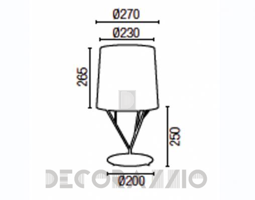 Светильник настольный (Настольная лампа) Faro 29867 - 29867