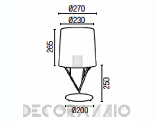 Светильник  настольный (Настольная лампа) Faro 29866 - 29866