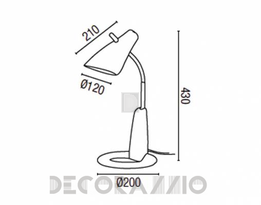 Светильник настольный (Настольная лампа) Faro 51128 - 51128