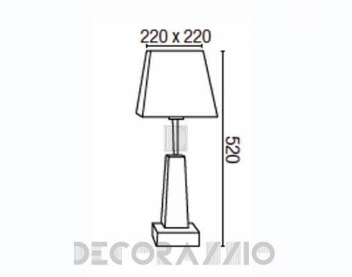 Светильник настольный (Настольная лампа) Faro 67013 - 67013