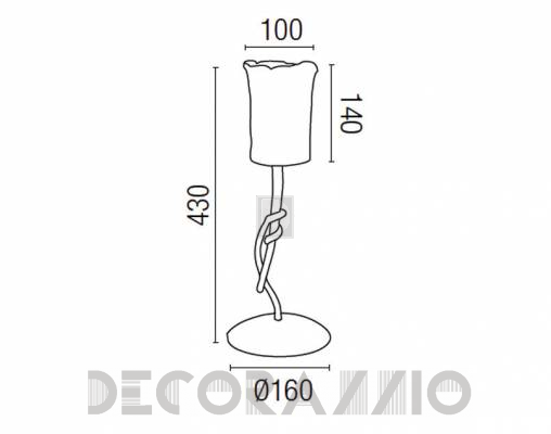 Светильник настольный (Настольная лампа) Faro 66090 - 66090