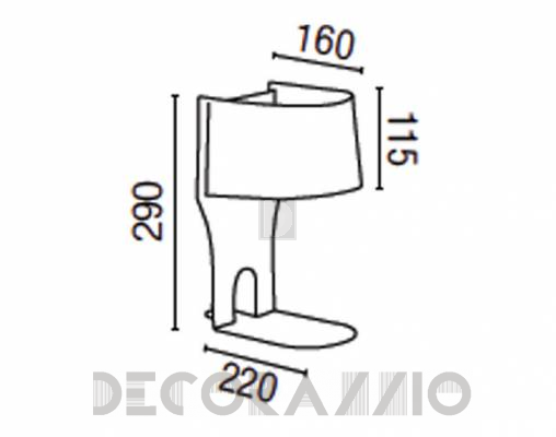 Светильник настольный (Настольная лампа) Faro 68464 - 68464