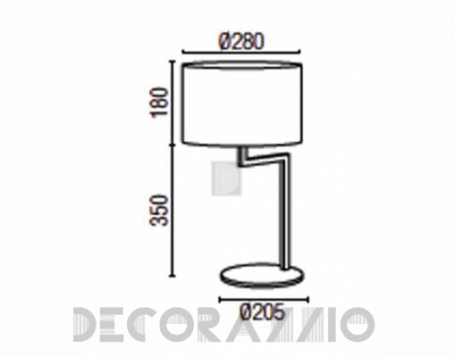 Светильник настольный (Настольная лампа) Faro 68513 - 68513