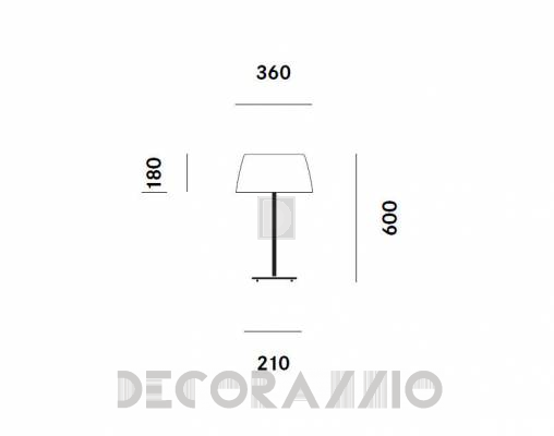 Светильник настольный (Настольная лампа) Prandina GINGER GLASS T30 - GINGER GLASS T30