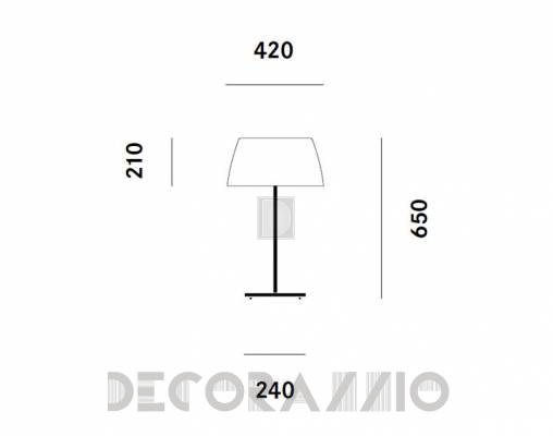 Светильник настольный (Настольная лампа) Prandina GINGER T50 (polyethylene) - GINGER T50 (polyethylene)