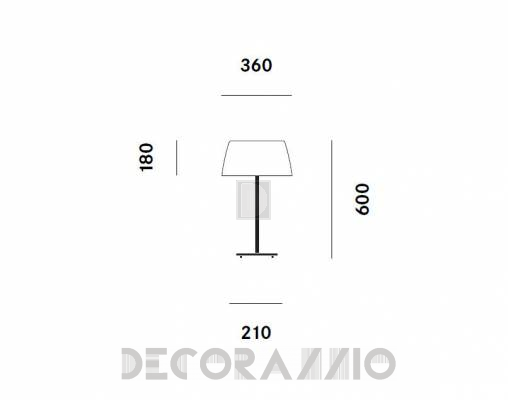 Светильник настольный (Настольная лампа) Prandina GINGER T30 - GINGER T30