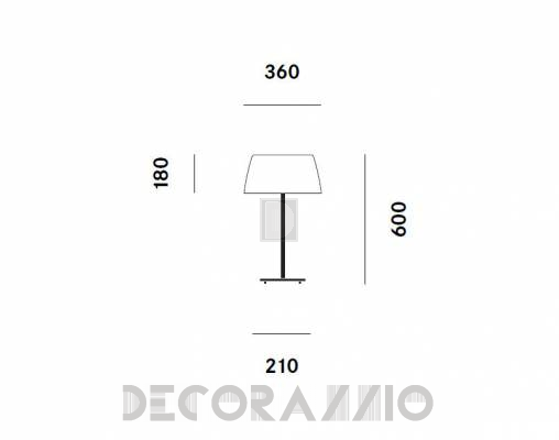 Светильник настольный (Настольная лампа) Prandina GINGER T30 - GINGER T30