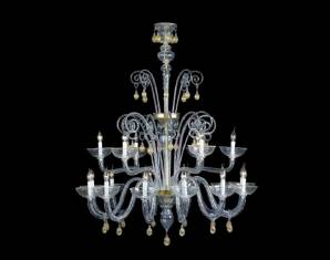Светильник  потолочный подвесной (Люстра) Arte Di Murano 7603-12+6, 7603-12+6
