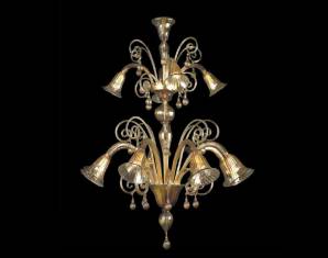 Светильник  потолочный подвесной (Люстра) Arte Di Murano 7566-8+4, 7566-8+4