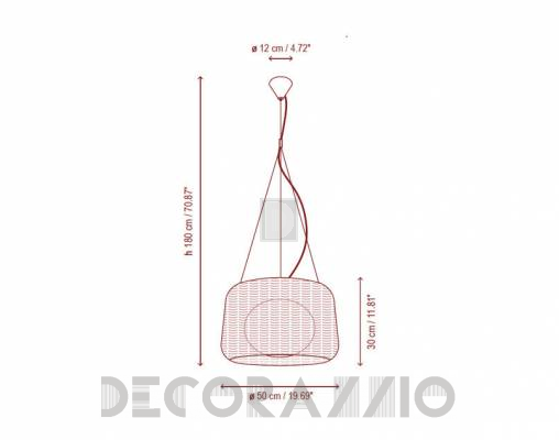 Светильник потолочный подвесной Bover FORA 4130308 - FORA 4130308