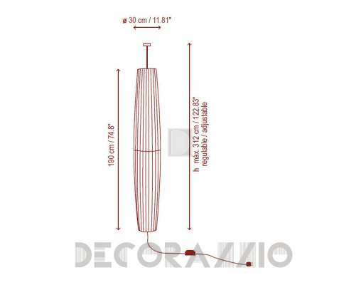 Светильник потолочный подвесной Bover MAXI 02 SUSPENSIÓN - MAXI 02 SUSPENSIÓN