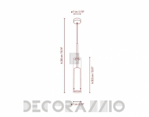 Светильник потолочный подвесной Bover HARDY 4131299 - HARDY 4131299