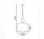 Светильник потолочный подвесной Faro 66179 - 66179