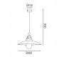 Светильник потолочный подвесной Faro 68144 - 68144