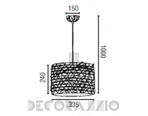 Светильник потолочный подвесной Faro 68154 - 68154