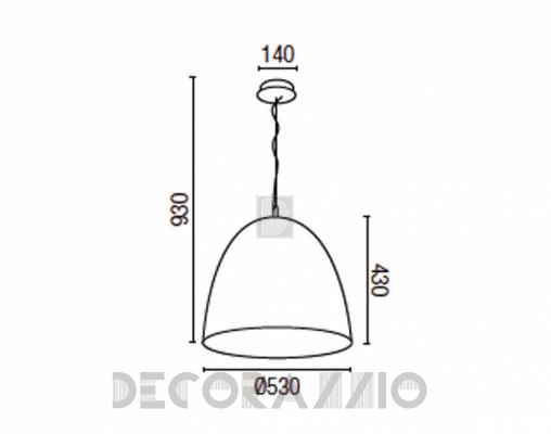 Светильник потолочный подвесной Faro 29781 - 29781