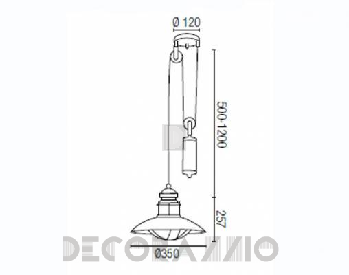 Светильник потолочный подвесной Faro 66205 - 66205