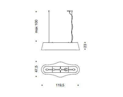 Светильник потолочный подвесной Idl 9025-5S-1 - 9025-5S-1