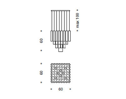Светильник потолочный подвесной Idl 9047-8PF- - 9047-8PF-