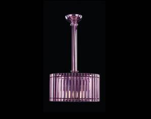 Светильник  потолочный подвесной Iris Cristal 630129 purple, 630129 purple