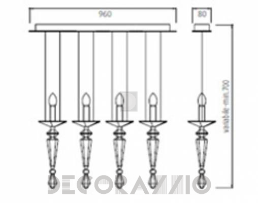 Светильник потолочный подвесной Isaac Light 709-s4 - 709-s4