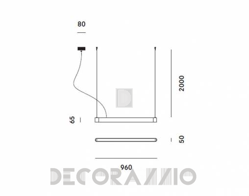 Светильник потолочный подвесной Prandina TECA ECO S3 - TECA ECO S3
