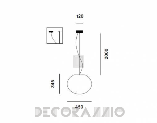 Светильник потолочный подвесной Prandina ZERODIECI S7 - ZERODIECI S7