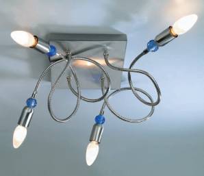 Светильник  потолочный/настенный накладной Artistica Lampadari Antares, 10534 36 BLU