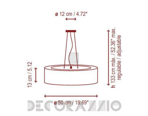 Светильник потолочный подвесной Bover TEKNO C - TEKNO C