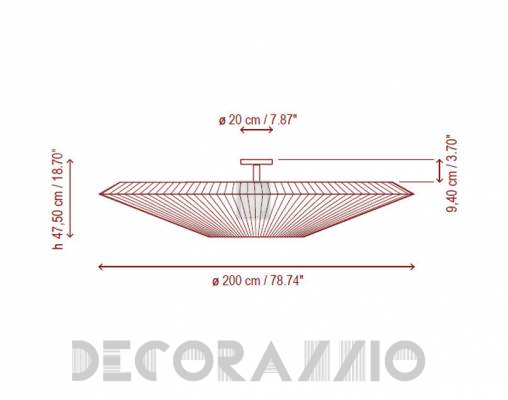 Светильник потолочный накладной Bover SIAM 03 - SIAM 03
