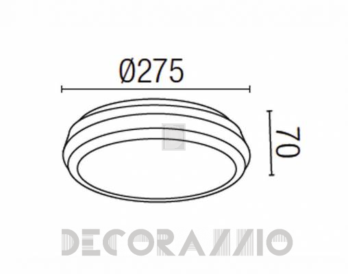 Светильник потолочный накладной Faro 63302 - 63302