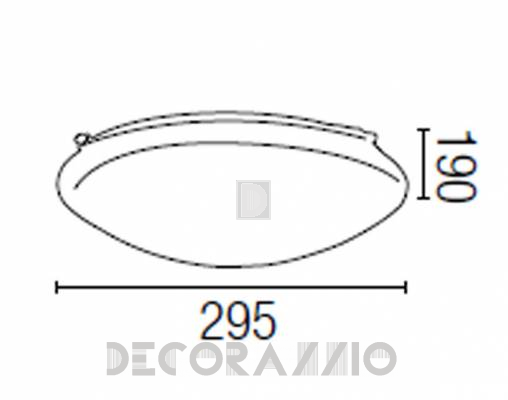 Светильник потолочный накладной Faro 63075 - 63075