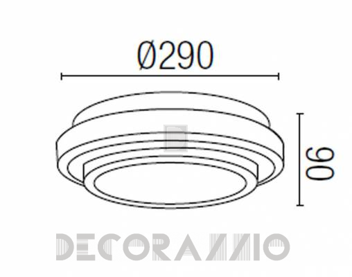 Светильник потолочный накладной Faro 63307 - 63307