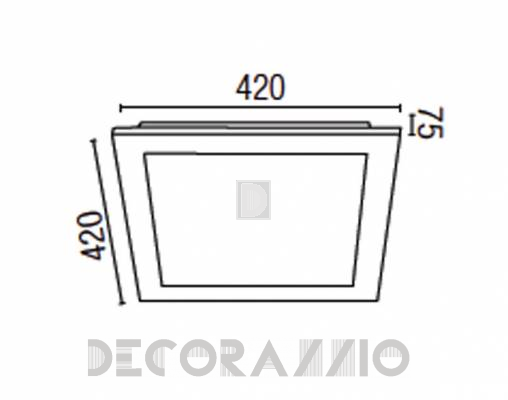 Светильник потолочный накладной Faro 3005 - 3005