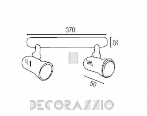Светильник потолочный накладной Faro 40272 - 40272