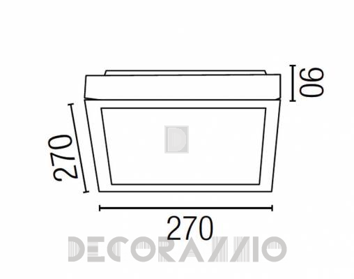 Светильник потолочный накладной Faro 62983 - 62983