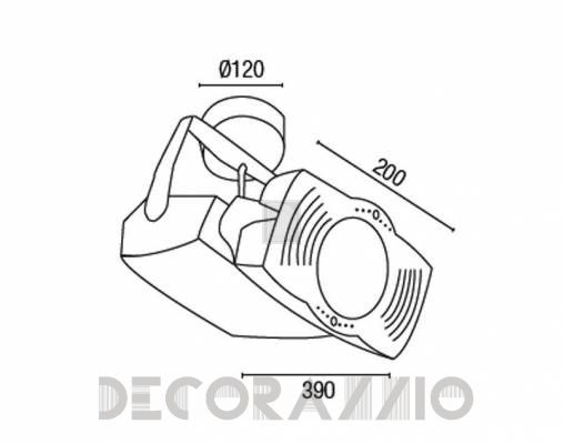 Светильник потолочный накладной Faro 43363 - 43363