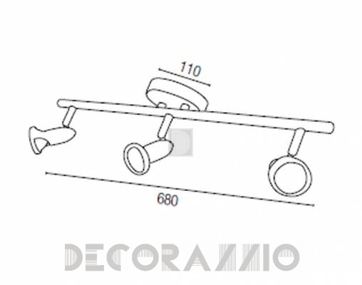 Светильник потолочный накладной Faro 40893 - 40893