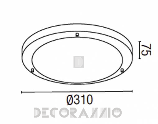 Светильник потолочный накладной Faro 63401 - 63401