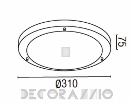 Светильник потолочный накладной Faro 63401 - 63401