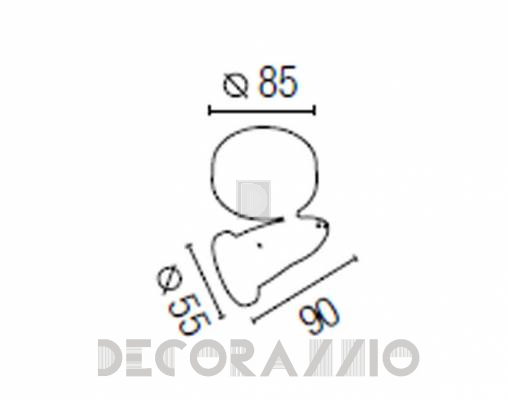 Светильник потолочный накладной Faro 40391 - 40391