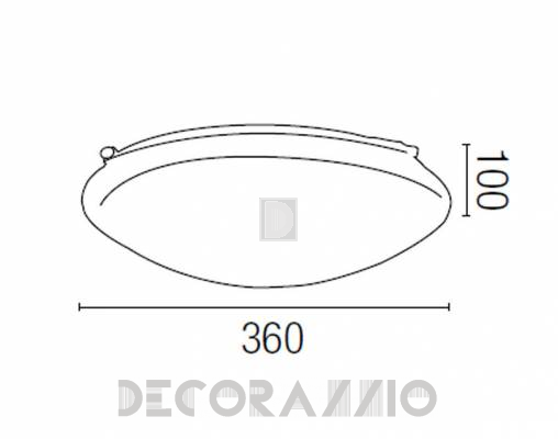 Светильник  потолочный накладной Faro 63076 - 63076