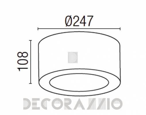 Светильник потолочный накладной Faro 63129 - 63129