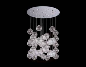 Светильник  потолочный подвесной (Люстра) Glass&Glass 4100-S5 02, 4100-S5 02