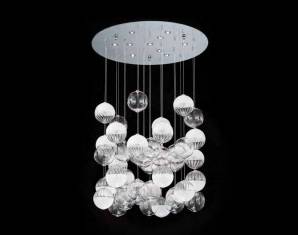 Светильник  потолочный подвесной (Люстра) Glass&Glass 4100-S5 01, 4100-S5 01