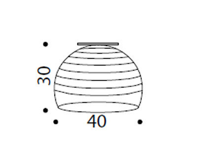Светильник потолочный накладной Idl 480-40PF - 480-40PF