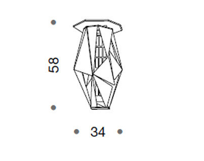 Светильник потолочный накладной Idl 476-4PF Ne - 476-4PF Ne
