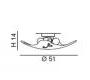 Светильник потолочный накладной Idl 361-2PF - 361-2PF